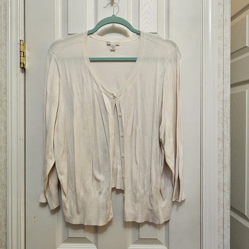 Cato Cream Cardigan Sweater